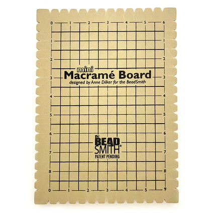 Bead smith mini macrame board