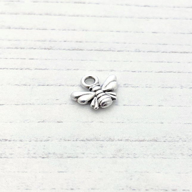 metal small bee pendant charm
