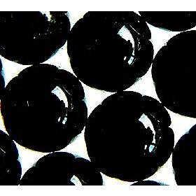 6mm Round Black Onyx Semi-Precious Beads