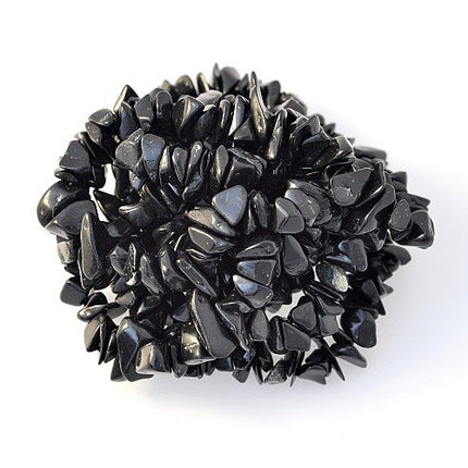 Semi-Precious Black Onyx Tumblechip Beads