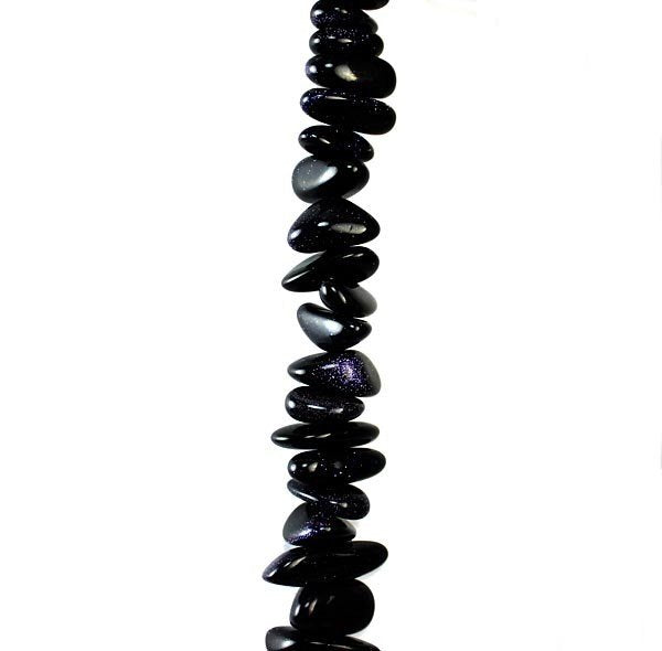 Semi-Precious Large Chips Blue Goldstone