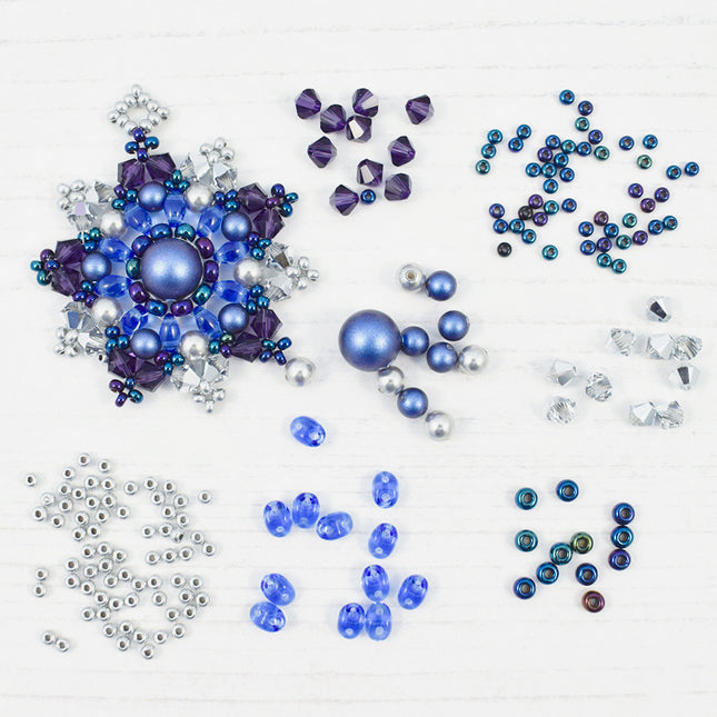 Blue Star Mandala Pendant Kit