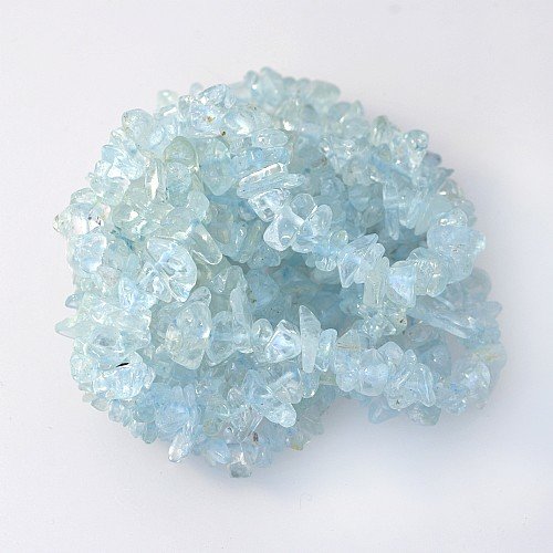 Semi-Precious Blue Topaz Tumblechip