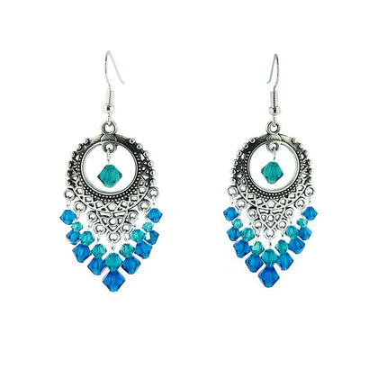 Peacock Boho Earrings Kit