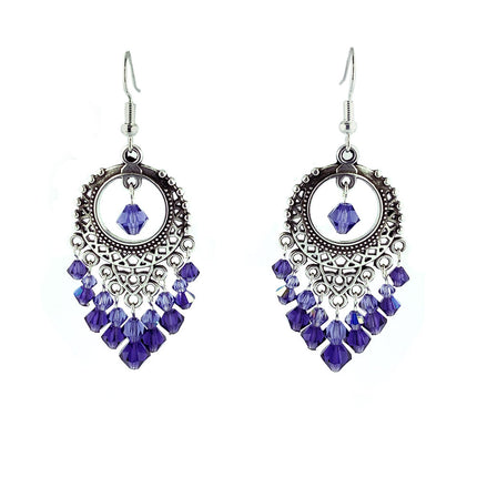 Purple Boho Earrings Kit