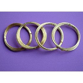 Brass craft wire for jewellery making and wire wrapping