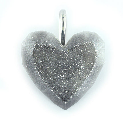 Brooch to Pendant Horizontal Converter Silver Plated