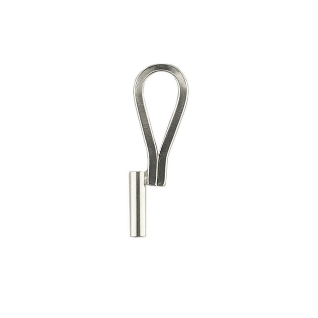 Brooch to Pendant Vertical Converter Silver Plated