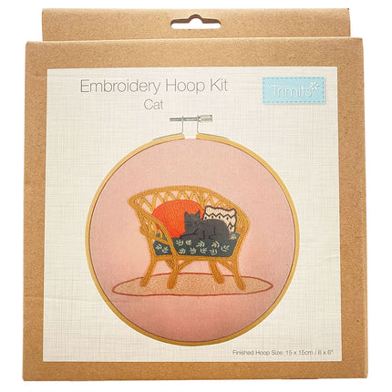 Cat Embroidery Hoop