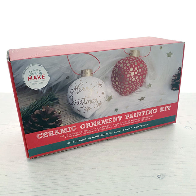 Ceramic Christmas Ornament Kit
