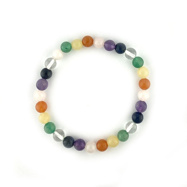 6mm chakra gemstone bracelet
