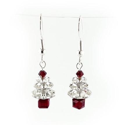 Christmas Tree Earrings Kit - Crystal