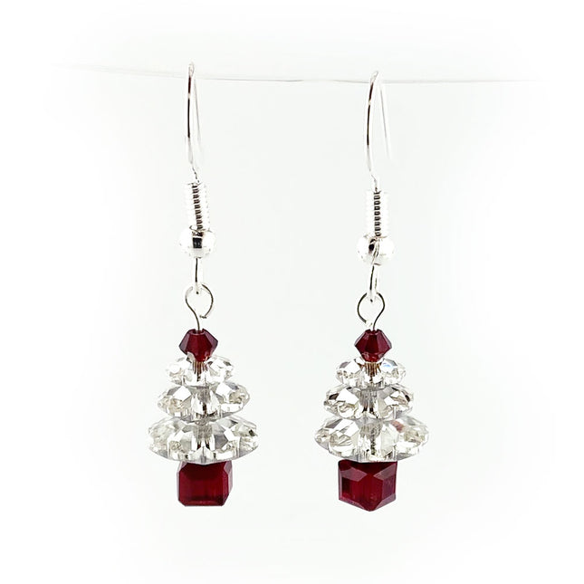 Christmas Tree Earrings Kit - Crystal