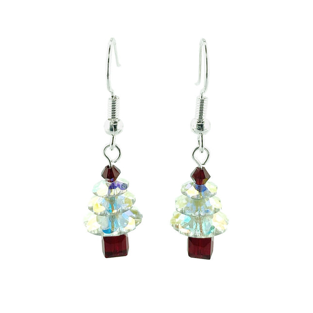 Christmas Tree Earrings Kit - Crystal AB