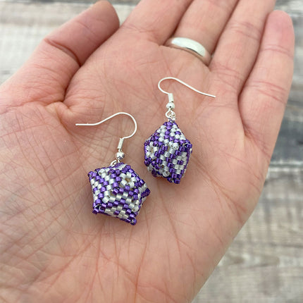 Purple Chunky Star Earring Kits