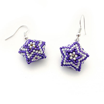 Purple Chunky Star Earring Kits