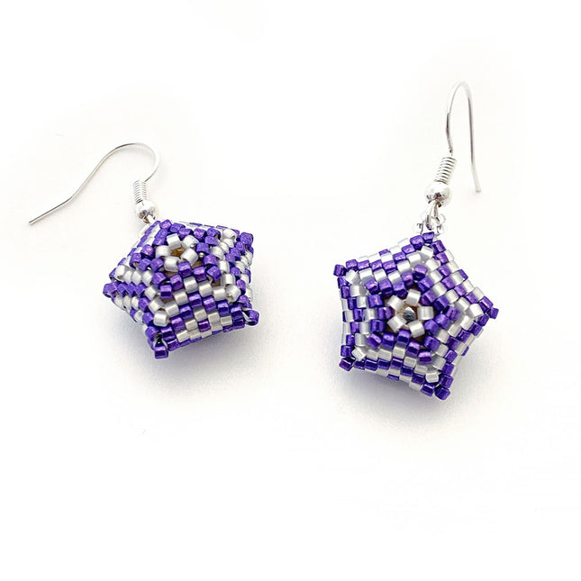 Purple Chunky Star Earring Kits