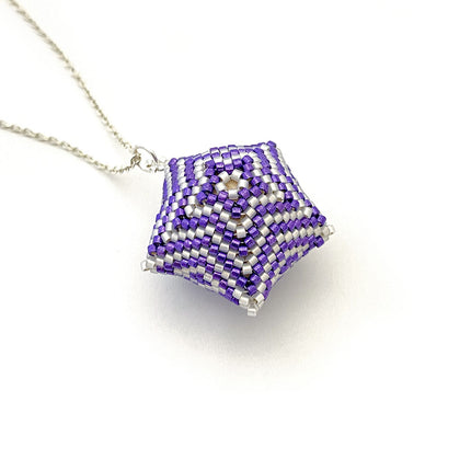 Purple Chunky Star Pendant Necklace Kit