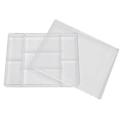 7 section shallow bead storage box