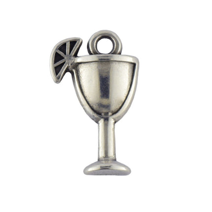 Cocktail Charm Antique Silver