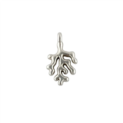 Metal Coral Charm in an antique plating
