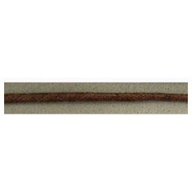 1mm Dark Brown Waxed Cotton Cord