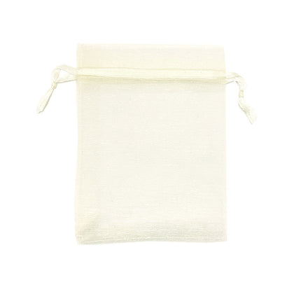 Cream Organza gift bag