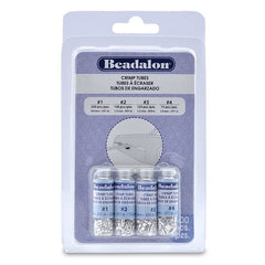 Crimp Tube Variety Pack Silver Plated