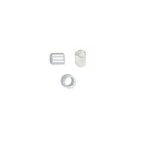 Crimp Tube Size 1 Pack Silver Plated
