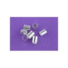 Crimp Tube Size 4 Pack Silver Plated