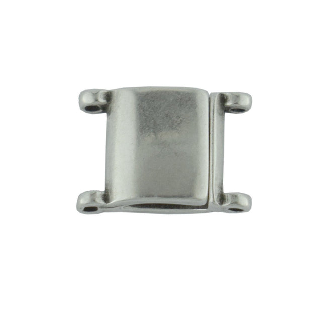 Cymbal Axos II Delica Bead Magnetic Clasp Antique Silver