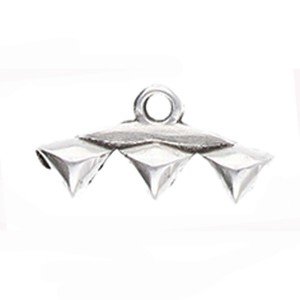 Cymbal Vani III Gemduo Bead Ending Antique Silver