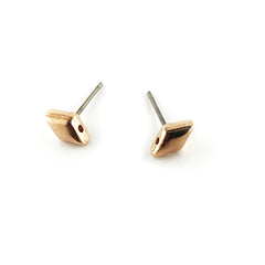Cymbal Provatas Gemduo Earring Finding Rose Gold