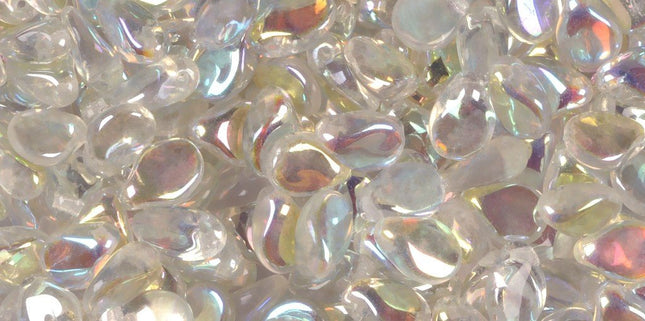 Crystal AB Preciosa Glass Pip Beads