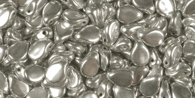 Galvanised Silver Preciosa Pip Beads