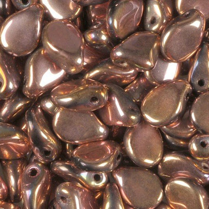 Iridescent Copper Preciosa Pip Beads
