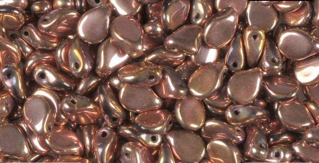 Iridescent Copper Preciosa Pip Beads