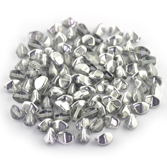 5mm czech glass pinch beads vitrail light