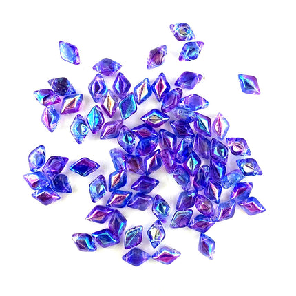 Matubo GEMDUO Dark Blue Summer Rainbow beads