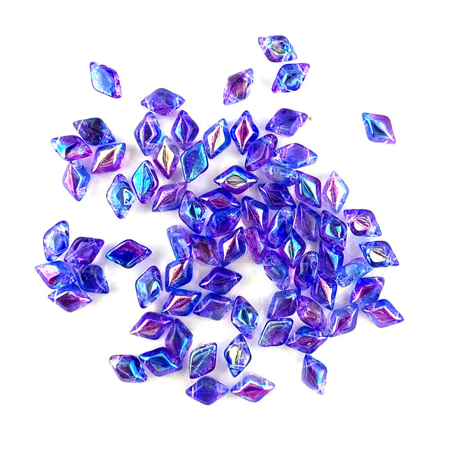Matubo GEMDUO Dark Blue Summer Rainbow beads