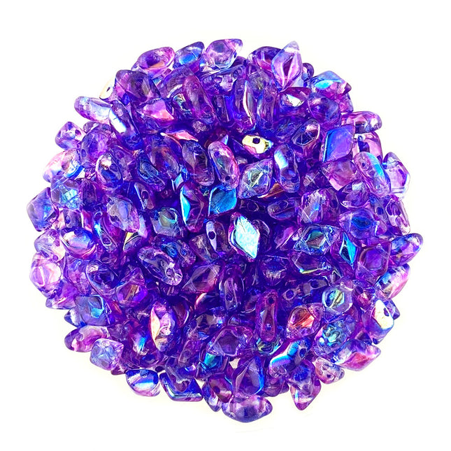 GEMDUO Dark Blue Summer Rainbow beads