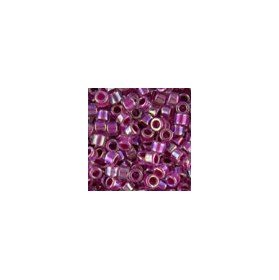 DB056 Lined Magenta AB Miyuki Delica Size 11
