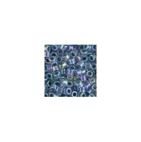 DB058 Lined Light Blue AB Miyuki Delica Bead Size 11