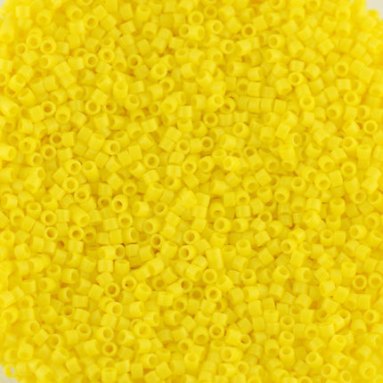 DB1132 Opaque Canary Yellow Miyuki Delica Bead Size 11