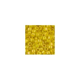 DB160 Opaque Yellow AB Miyuki Delica Beads Size 11