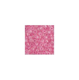 DB245 Miyuki Delica Size 11 Lined Crystal Medium Pink