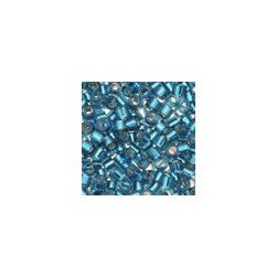 DB608 Silver Lined Blue Zircon Miyuki Delica Size 11