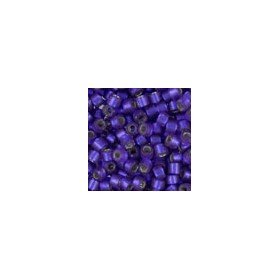 DB696 Half Matte Silver Lined Cobalt Miyuki Delica Bead Size 11
