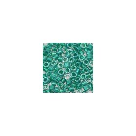 DB918 Sparkling Teal Lined Miyuki Delica Beads Size 11