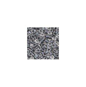 Miyuki Delica Size 11 DB925 Sparkling Dark Grey Lined